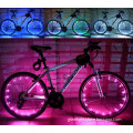 2014 New Cycling Bike Bicycle LED Wheel Lights Tire Spoke Steel Wire Rim 2 Mode 18LED Flash Light